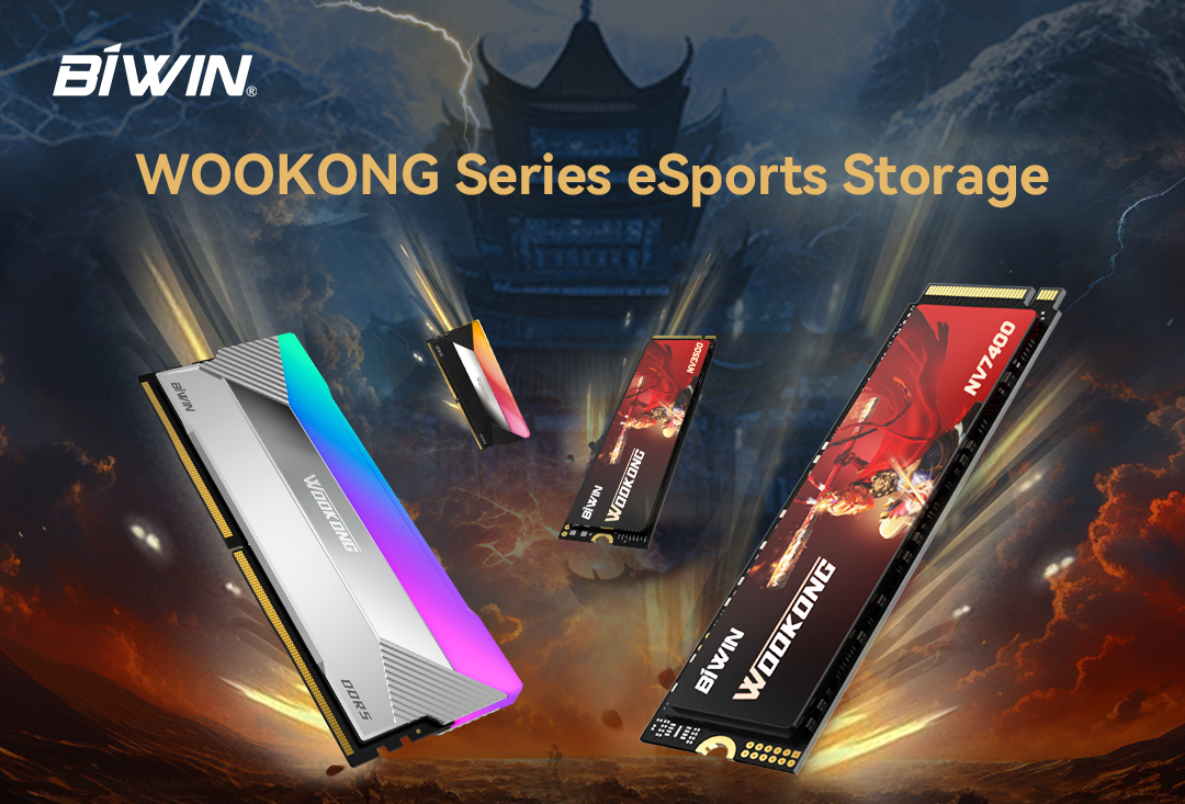 BIWIN Launches WOOKONG Series: Innovating eSports Storage Solutions