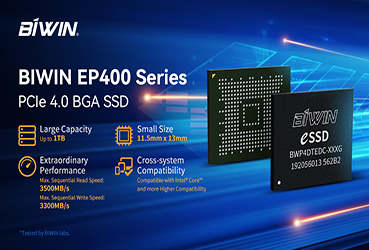 BIWIN Launches EP400 to Lead PCIe 4.0 Era