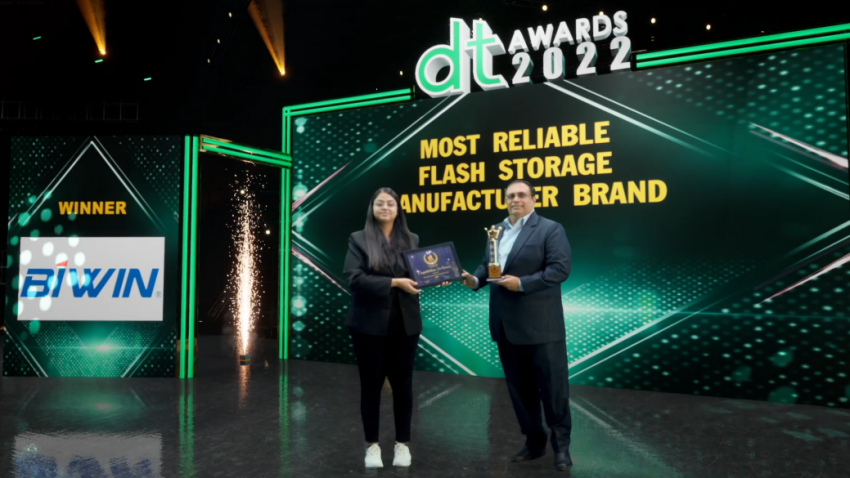 BIWIN Wins India's "Most Reliable Flash Storage Manufacturer Brand" Awards