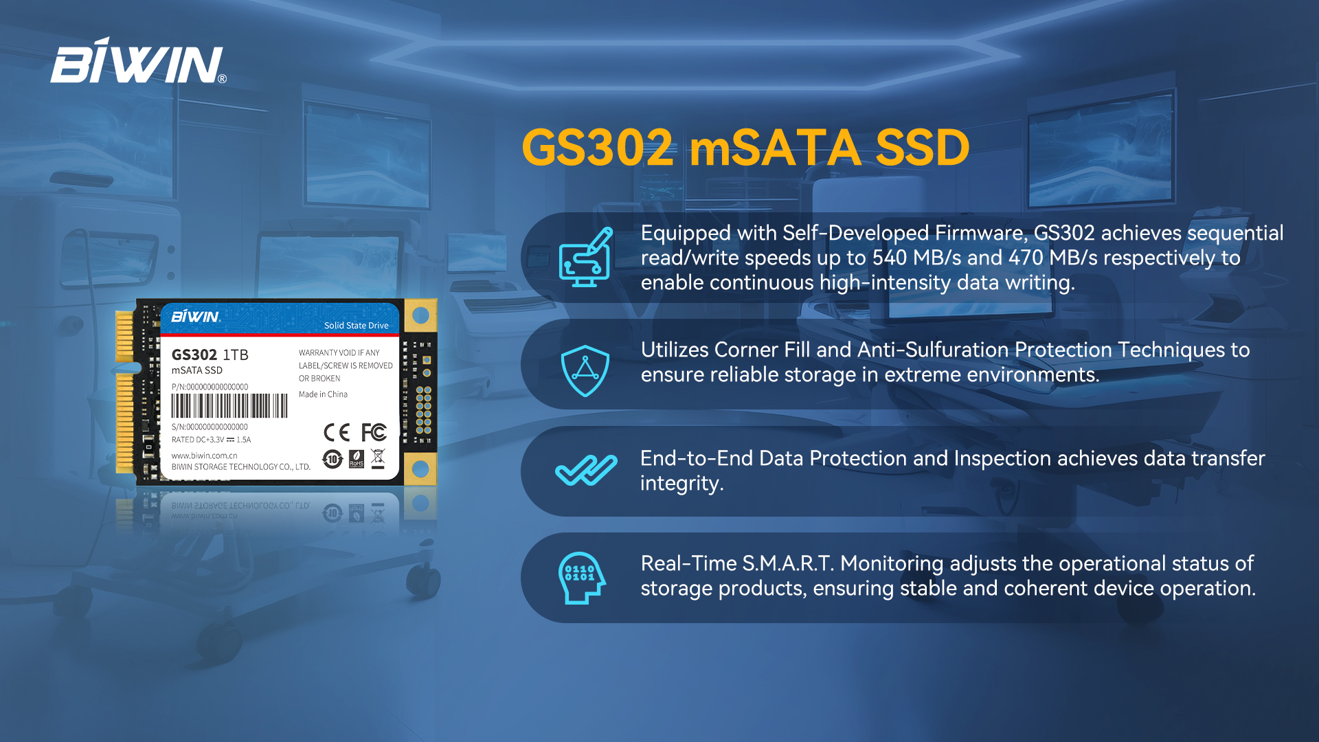 BIWIN GS302 mSATA SSD