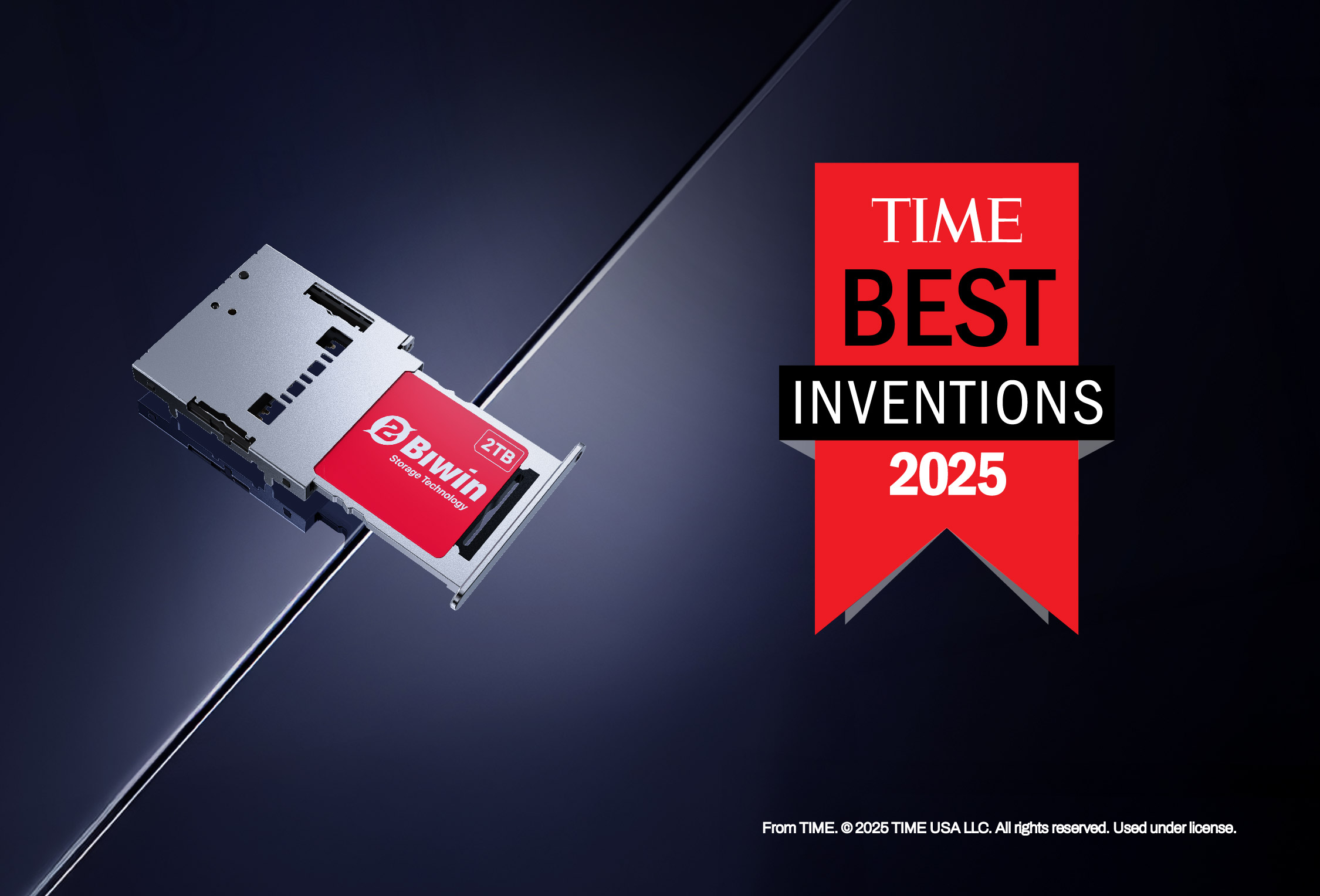 BIWIN Mini SSD Named to TIME's "Best Inventions of 2025"