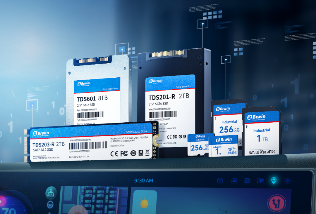 BIWIN Delivers End-to-End Automotive Storage Solutions for In-Vehicle Multi-Scenario Applications