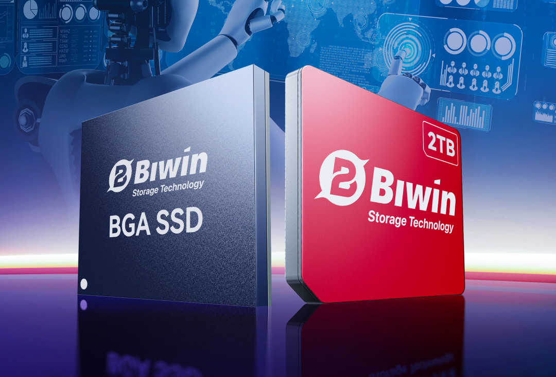BIWIN Built-in BGA SSD Plus Mini SSD Make Robots Smarter, Easier to Use, and Longer-Lasting