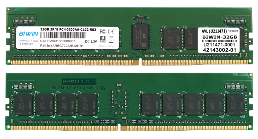 RD100 32GB DDR4 RDIMM